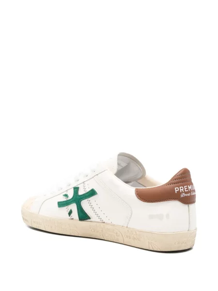 Sneakerși Premiata din piele alb