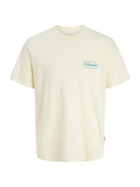 Jack & Jones Junior Tricou azuriu / galben curry / roși aprins / natural alb