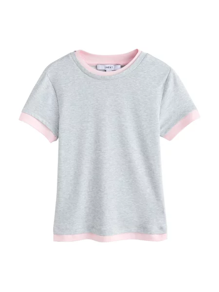 Next Tricou / roz gri