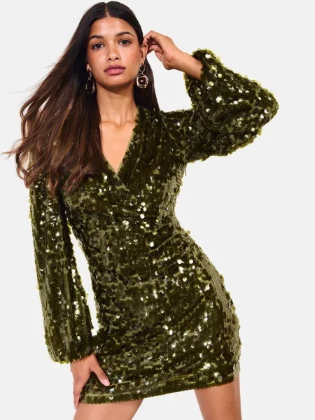 Friends Like These Rochie de cocktail oliv