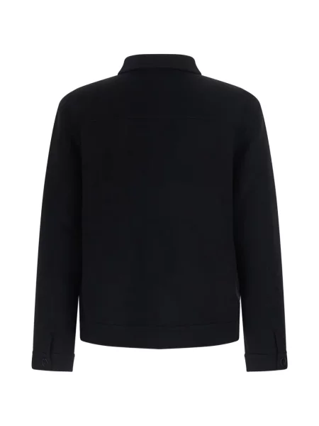 Geacă cămașă Low Brand de lână negru