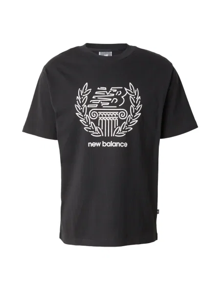 New Balance Póló Relaxed Fit fekete