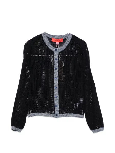 Cardigan Eckhaus Latta tricotate negru