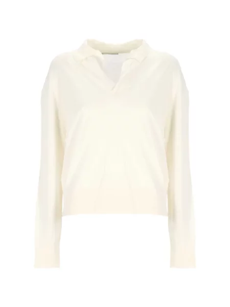 Gulerat tricou polo Oliver Lattughi alb
