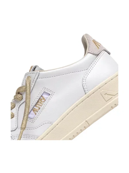 AUTRY sneakers din piele Medalist Low alb