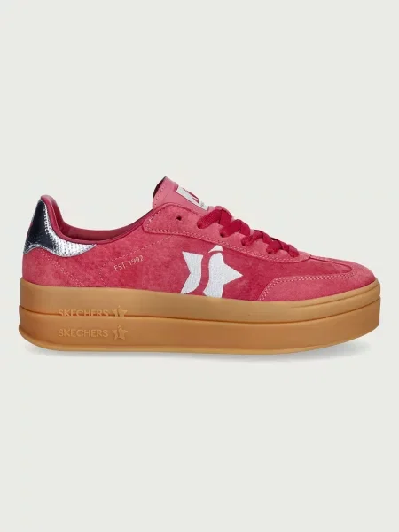 Skechers ACADEMY HI-ELEVATED superge nubukove rdeča