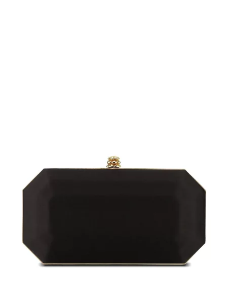 Geantă plic Tyler Ellis din satin negru