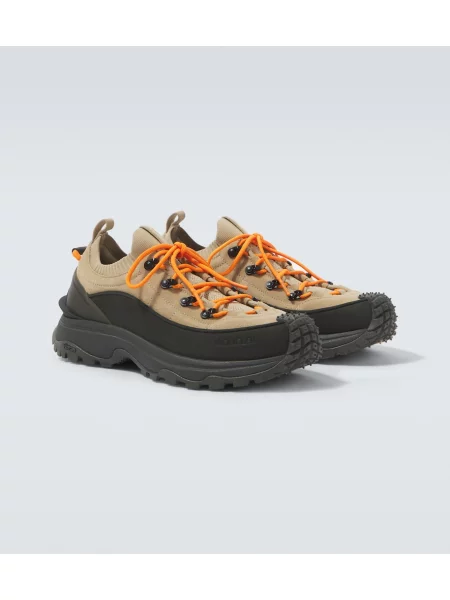 Sneakerși Moncler Trailgrip bej