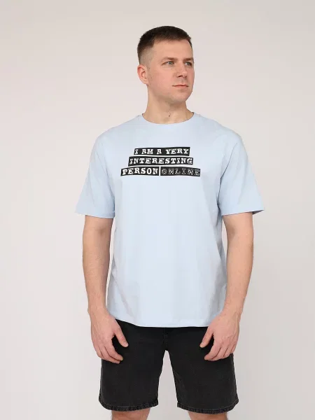 Футболка YUKI блакитний