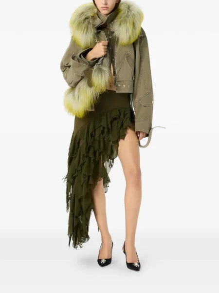 Top Blumarine cu aplicații verde