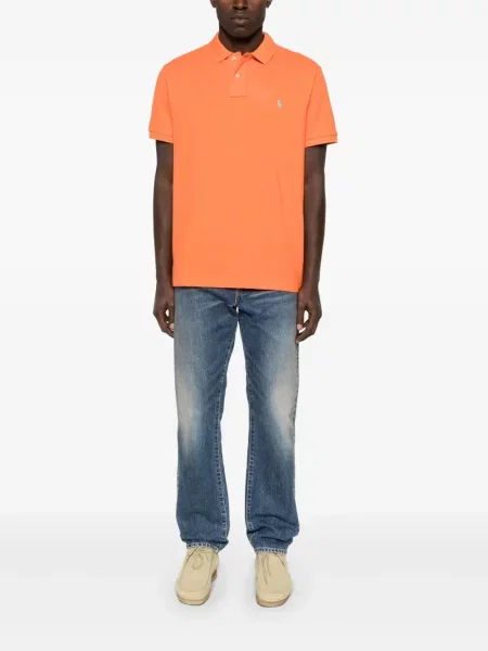 Polo Polo Ralph Lauren με κέντημα πορτοκαλί
