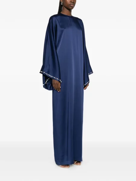 Maksi sukienka maxi Stella Mccartney garniturowa niebieska