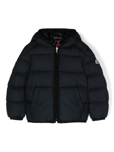 Kurtka dziecięca Moncler Enfant niebieska