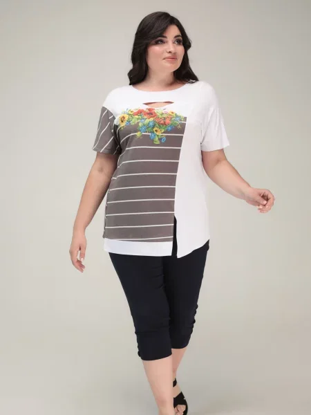 Футболка All Posa коричневий