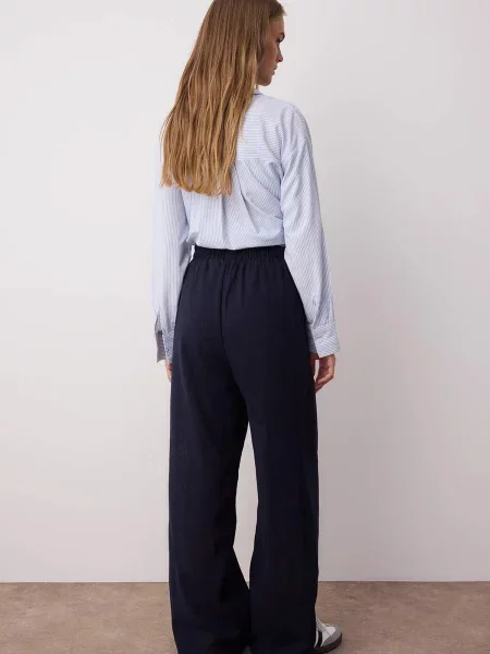 Trendyol Pantaloni noapte albastru
