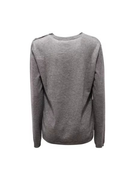 Sweter Max Mara wełniany szary