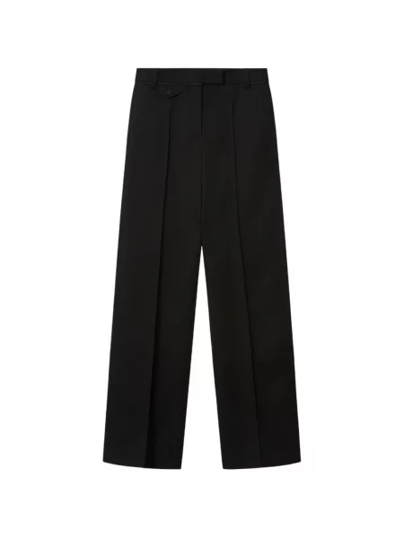 Pantaloni Isabel Marant de lână negru