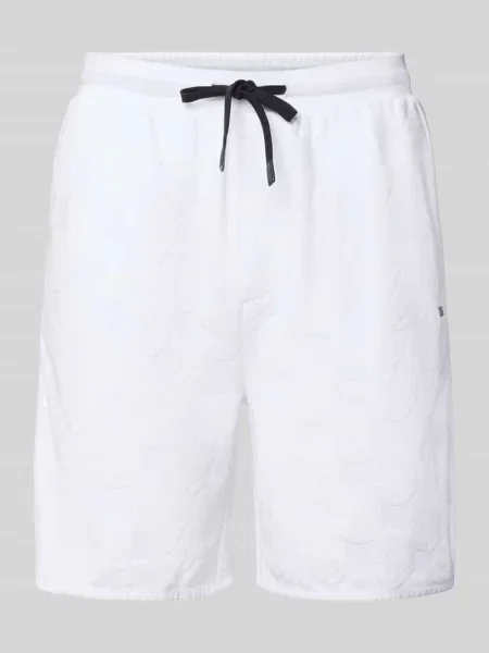 Szorty o kroju regular fit z Mieszanka bawełny Model JT_Member Short' Boss Green białe