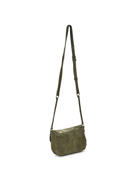 Semišový bodyčko Pieces khaki