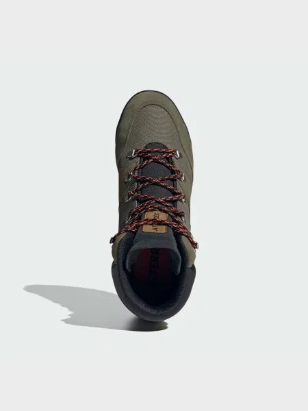 Замшевые ботинки Adidas зеленые