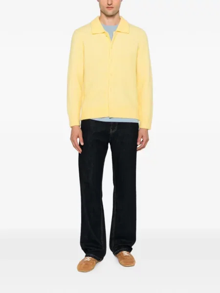 Gulerat cardigan Sandro galben