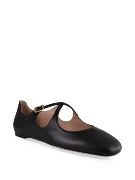 Balerini Bally din piele negru