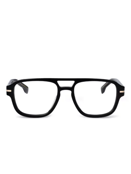 Ochelari de soare aviator Boss negru
