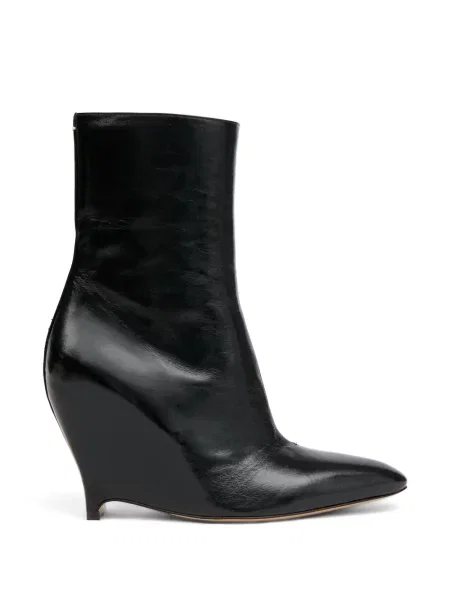 Cizme scurte Maison Margiela cu pană negru