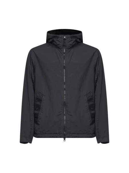 Kurtka Stone Island z kapturem z kamieniami czarna