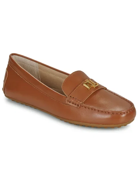 Pantofi Lauren Ralph Lauren din piele maro
