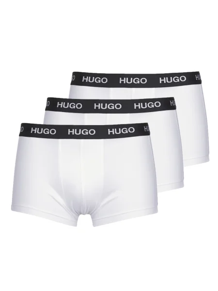 HUGO Boxeralsók piros / fekete fehér
