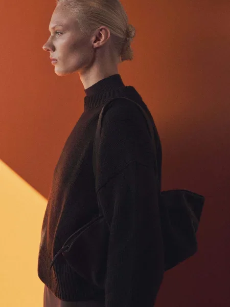 Свитер Mango коричневый