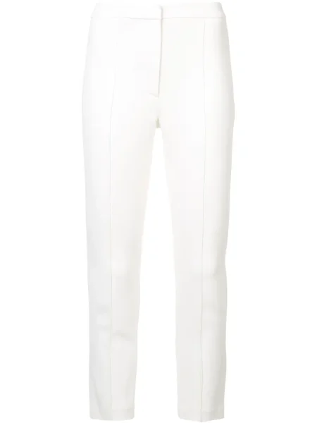 Skinny spodnie Adam Lippes białe