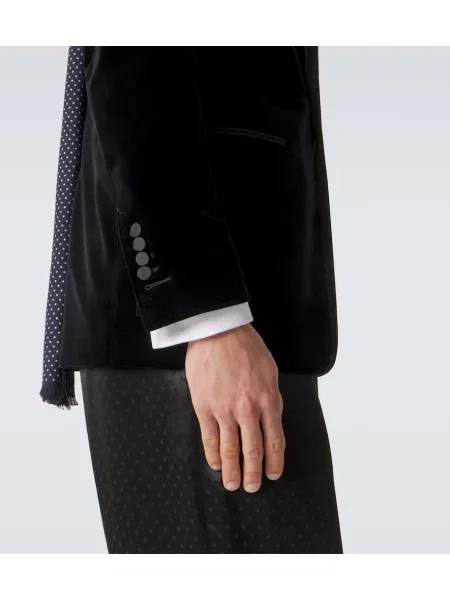 Costum Tom Ford de catifea negru