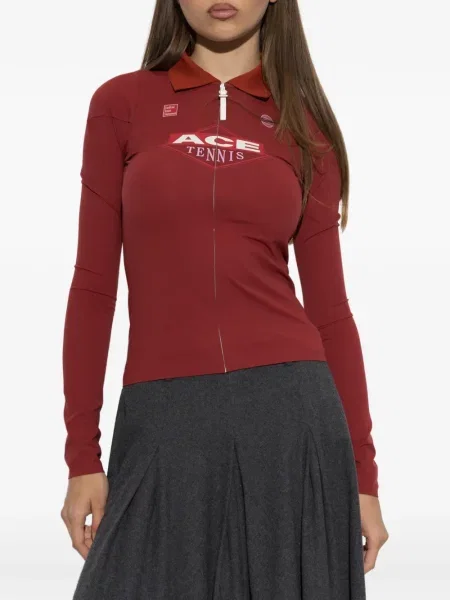 Tricou polo Lacoste stretch roșu