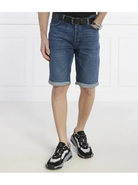 HUGO Farmer rövidnadrág | Tapered kék