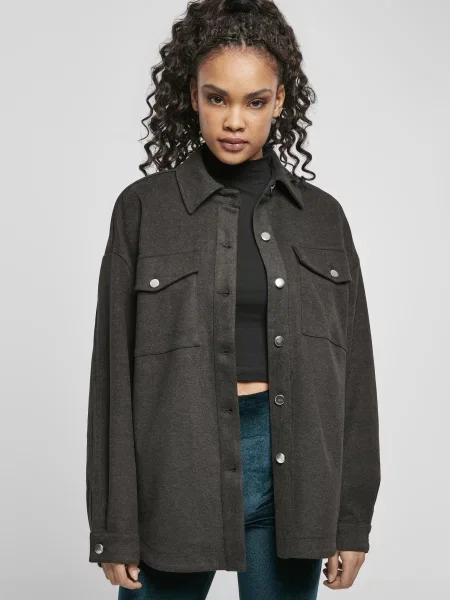 Cămașă Urban Classics clasică negru