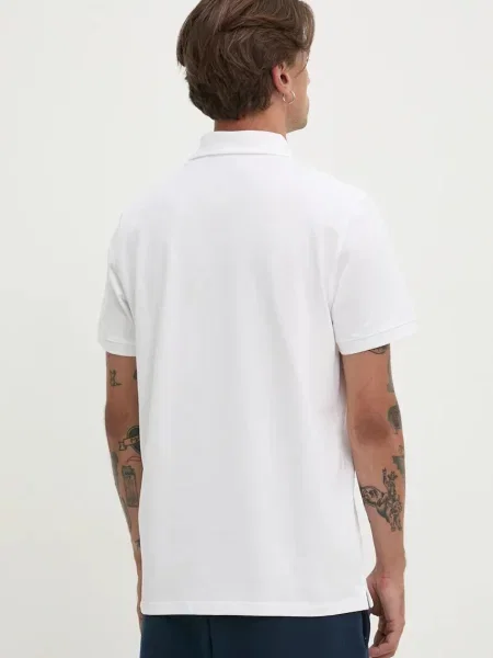 Timberland polo de neted alb