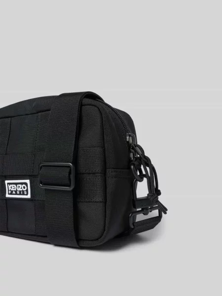 Torebka crossbody z przeszyciem z logo Kenzo czarna