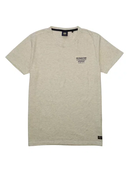 Petrol Industries Tricou bej negru