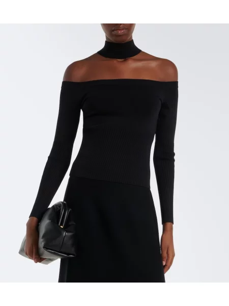 Top Simkhai tricotate negru