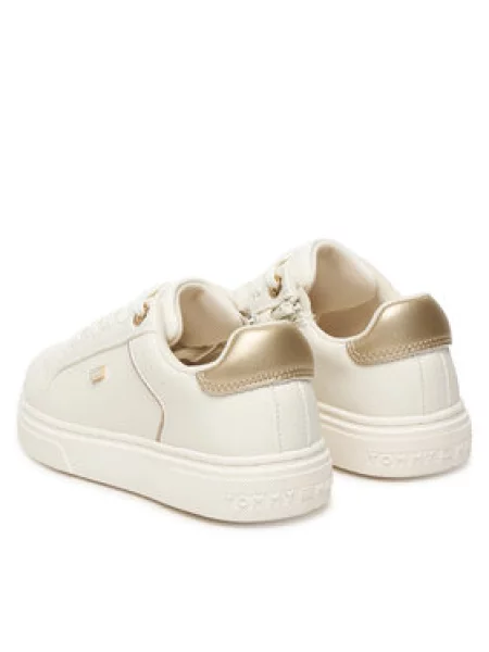 Sneakersy Tommy Hilfiger Low Cut Lace-Up S bílá