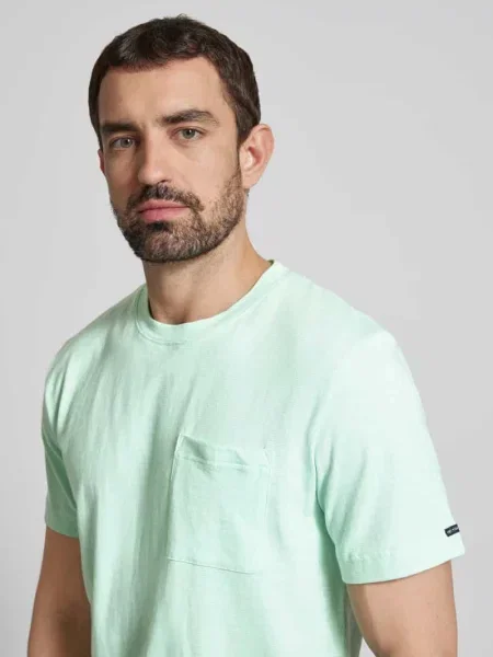 T-shirt o kroju regular fit z mieszanki bawełny Tom Tailor