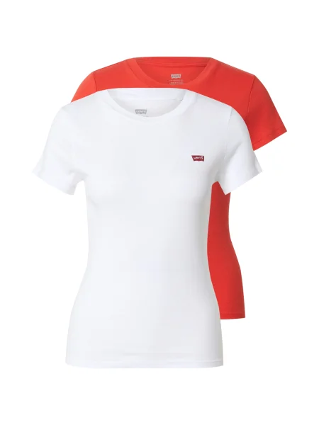 LEVI'S ® Tricou ESSENTIAL roșu alb