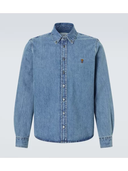 Риза Ami Paris синьо