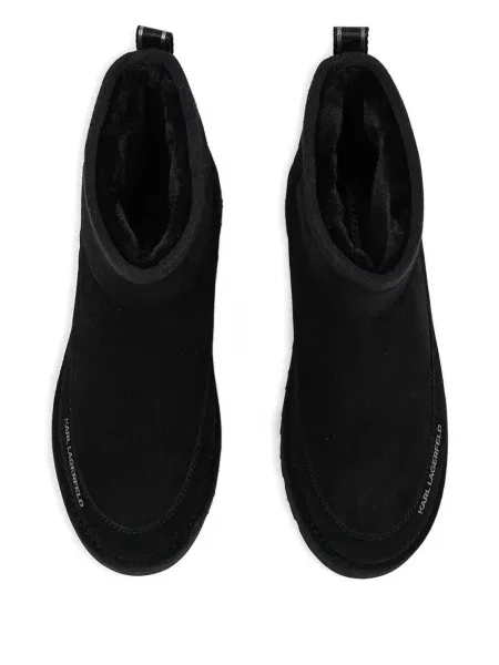 Botine Karl Lagerfeld cu imagine negru