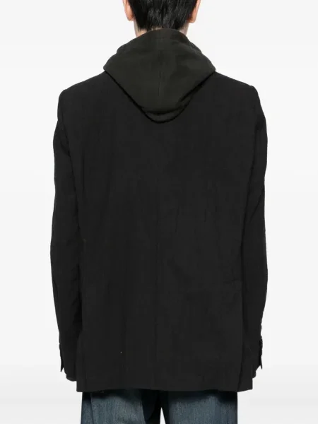 Geacă Maison Mihara Yasuhiro cu glugă negru