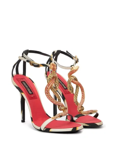 Sandale Roberto Cavalli alb