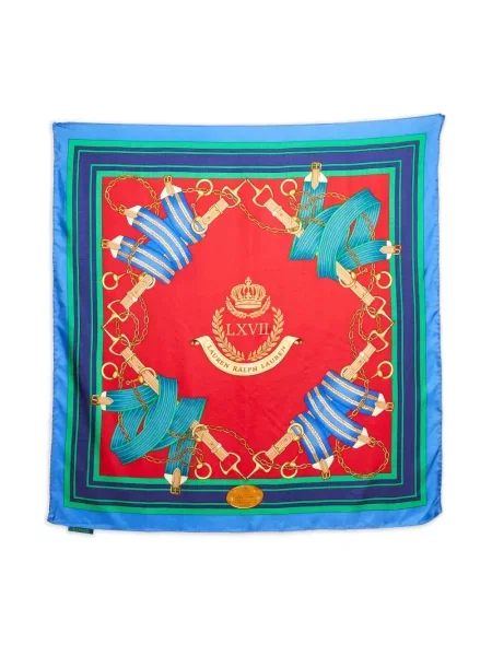 Fular Lauren Ralph Lauren de mătase roșu