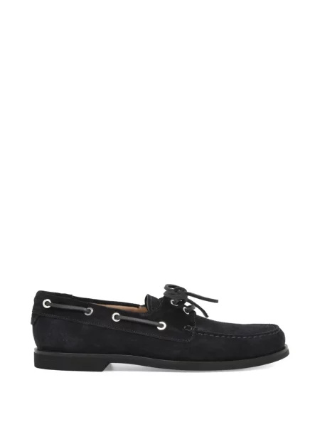 Pantofi loafer Gianvito Rossi din piele de căprioară albastru